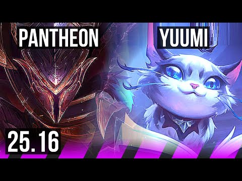 PANTHEON & Smolder vs YUUMI & Ziggs (SUP) | KR Master | 25.16