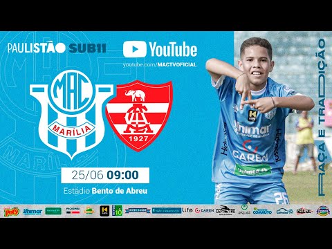 Campeonato Paulista Sub 11   - Marília x Linense - 6ª rodada - grupo 3