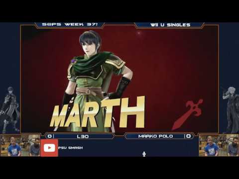 S@PS 37 Wii U Singles - L30 (Marth) vs Marko Polo (Cloud) - Losers Quarters