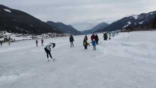 preview picture of video 'Weissensee skating super!'