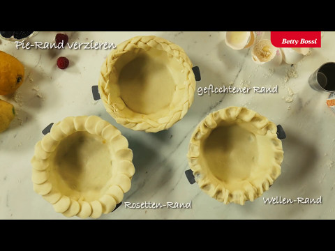 Pie-Dekorationen für den Rand - Tipps & Tricks von Betty Bossi