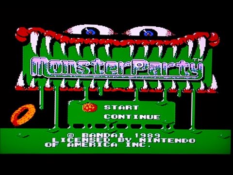 Monster Party (NES) quickrun - Without dying