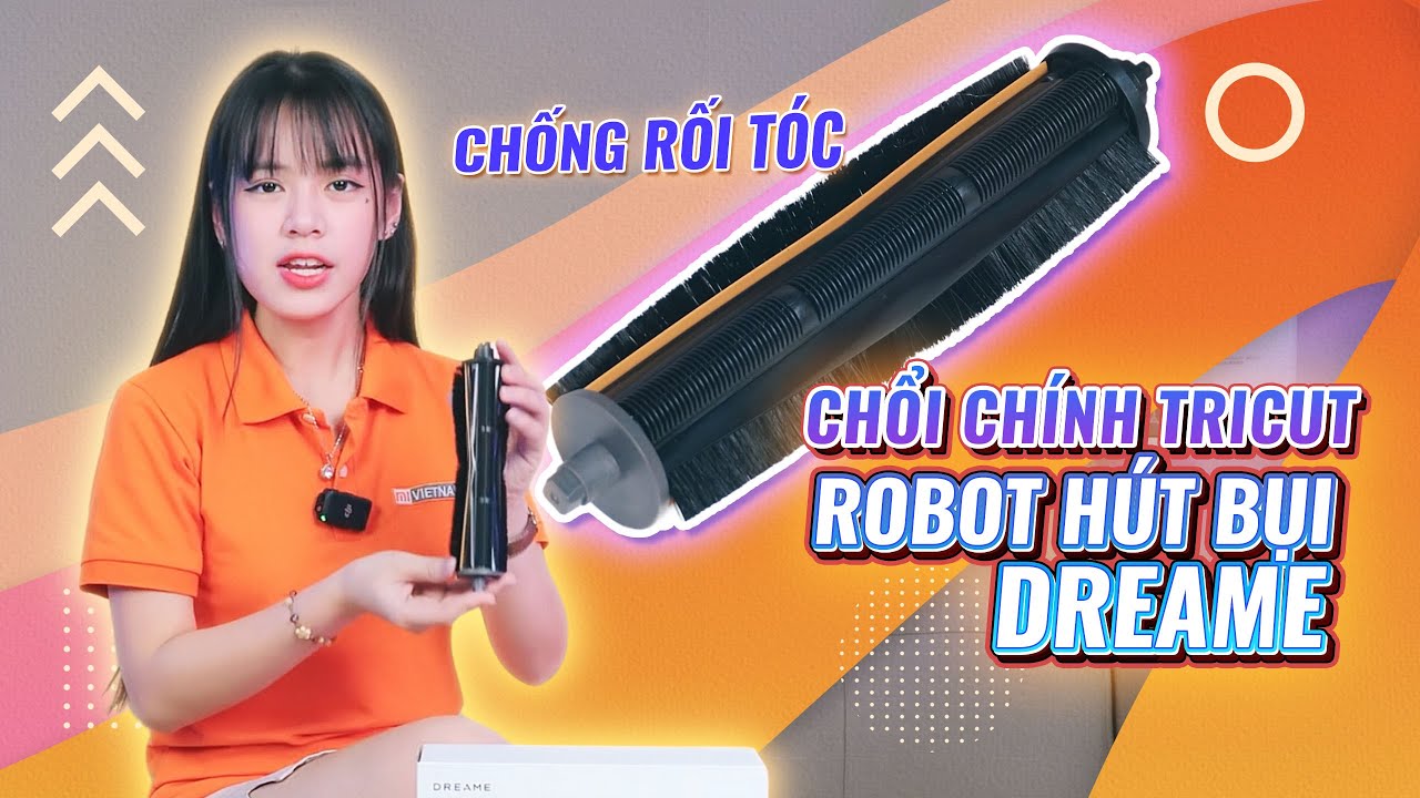 Chổi chính Tricut tự cắt tóc chống rối dùng cho Dreame X40 Ultra / X30 Ultra / L20 Ultra / L10 Series 2