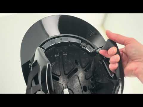 Casque PENELOPE visière longue mat et brillant