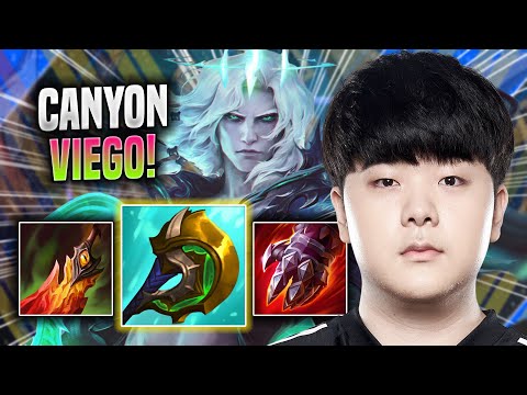 CANYON IS READY FOR VIEGO! - DK Canyon Plays Viego JUNGLE vs Lee Sin! | Preseason 2022