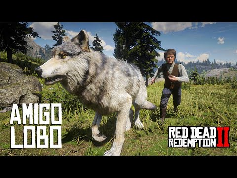 MEU AMIGO LOBO - JOGANDO COM O JACK - Red Dead Redemption 2