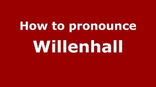 How to pronounce Willenhall