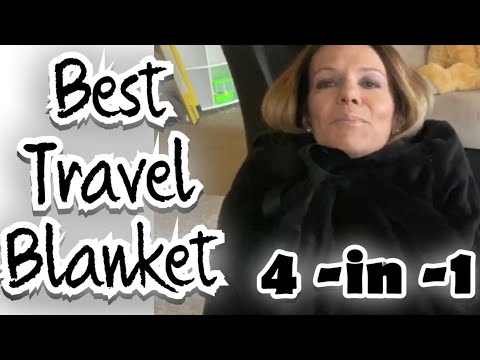 4 -in-1 BEST MIRACLE TRAVEL BLANKET called “ let’s innovate life” . Meet my dog Gucci 🐾 🐶