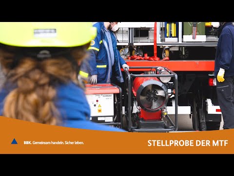 Stellprobe: Dekontamination Verletzter – Test von Material und Konzept