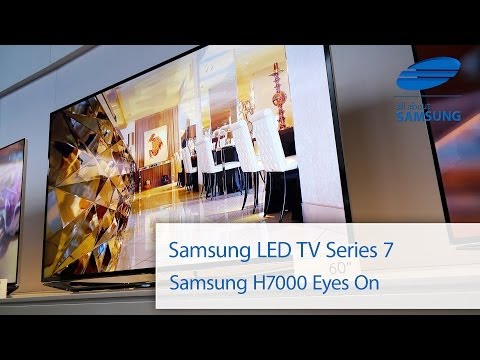 Samsung Series 7 H7000 H7090 SmartTV erster Eindruck auf der CES 2014