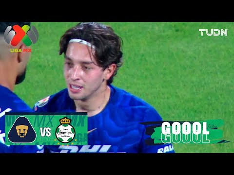 ¡YA ES GOLEADA! Carrillo hace doblete I Pumas 3-0  Santos | Liga MX - Jornada 4 Clausura 2026 | TUDN