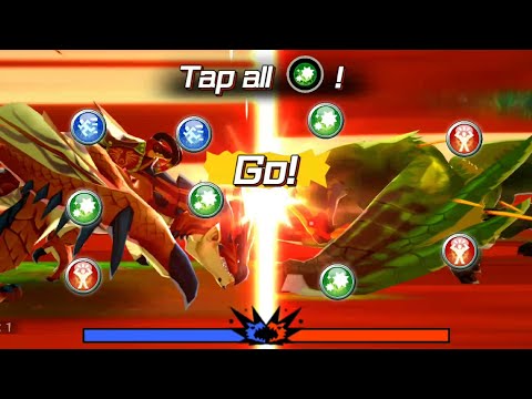 TAP ALL RIDERS !! MONSTER HUNTER STORIES ANDROID GAMEPLAY