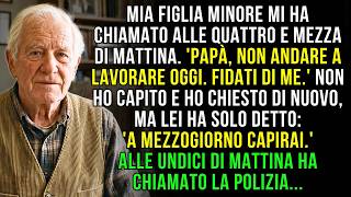 Mia Figlia Ha Chiamato. 'Non Andare a Lavorare Oggi. Fidati Di Me.' A Mezzogiorno Ho Capito Tutto.