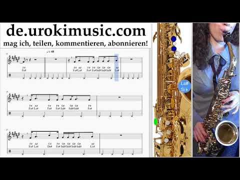 Saxophonunterricht Tenor Camila Cabello - All These Years Noten Lernen um-ih995