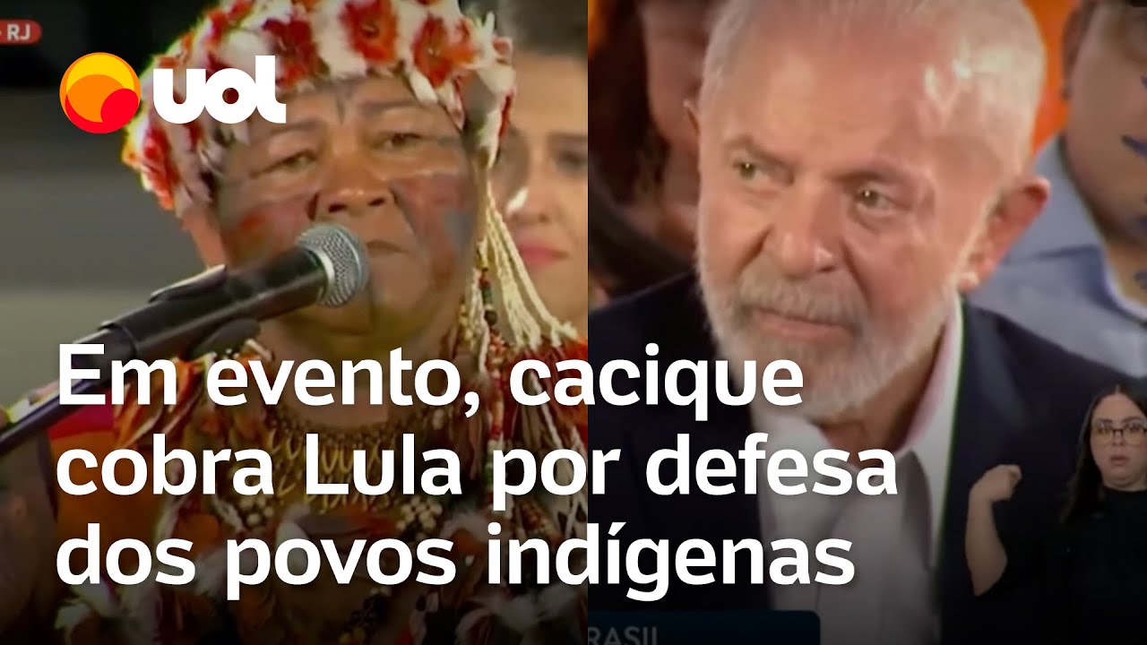Ao lado de Lula, cacique cobra presidente por conservação dos povos indígenas; veja vídeo