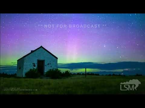 07-23-2022 Box Elder, SD - Aurora Timelapse with Storms