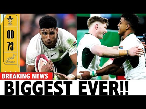 🚨UNGLAUBLICH! SÜDAFRIKA ZERSTÖRT WALES MIT 73:0 UND BRICHT EINEN REKORD!💥