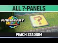 Mario Kart World Peach Stadium All Panels All Question Mark Panels