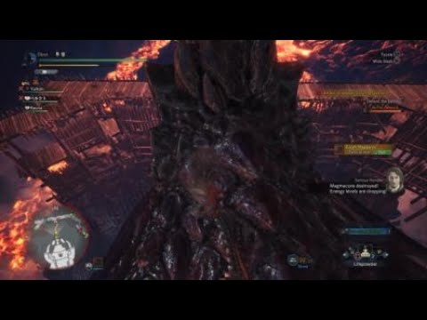 Destroying Zorah Magdaros Horn with Great Sword
