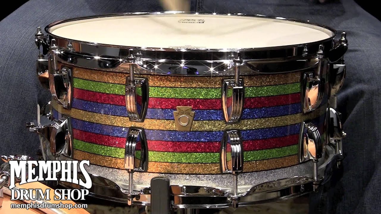 Ludwig 14 x 6.5 Classic Maple Snare Drum - Rainbow Sparkle