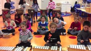 First Grade Music Class Oct 2012
