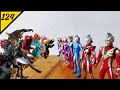 Stop Motion Ultraman Tổng Hợp Tất Cả Sức Mạnh Của Các Siêu Nhân đấu Vs đội Qu