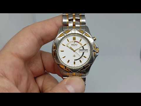 1995 Seiko Kinetic 5M43-0A70 vintage watch