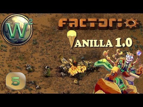 Factorio Vanilla 1.0, Episode 5: Red and Green Science - Let's Play