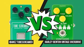 Video thumbnail for Ibanez Tubescreamer vs Harley Benton Vintage Overdrive Sound Demo (no talking) by Guitar Bonedo