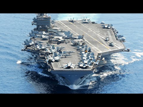 Nimitz-class Aircraft Carrier USS Abraham Lincoln Conducts Flight Operations at Sea • US Ship