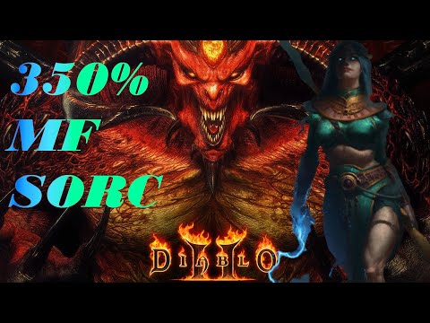 D2R | 350% MAGIC FIND LIGHTNING SORCERESS | FULL BUILD GUIDE