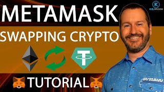 METAMASK - SWAPPING CRYPTO - TUTORIAL - HOW TO SWAP CRYPTO USING METAMASK - STABLECOIN - USDT - ETH