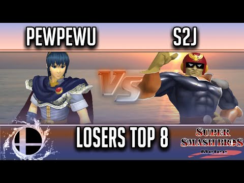 Smash'N'Splash 4  LOSERS TOP 8 - CLG | PewPewU (Marth) vs Tempo | S2J (Falcon)