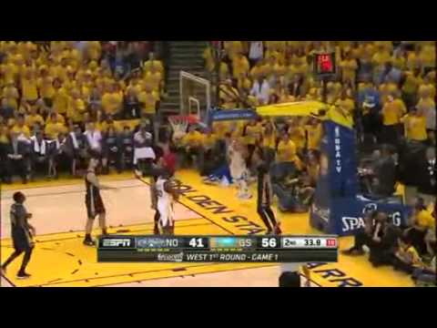 Curry's 34 points against Pelicans (18/4/2015)