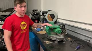How to Open a Hitachi Miter Saw