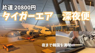 【vlog】深夜の仁川空港ってどんな感じ?00:30の便でお家に帰るvlog