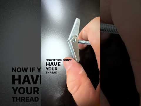 A Step-by-Step Guide to Installing Toggle Bolts #shorts