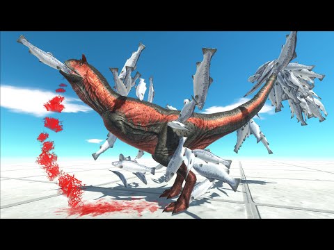 100 Salmon Circles Who Will Win? - Animal Revolt Battle Simulator