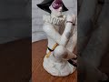 Vintage Porcelain Figurine Court Jester With Flute Music Box Sigma Japan Works