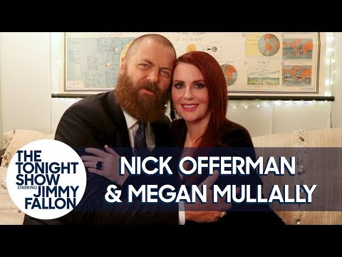 Nick Offerman and Megan Mullally Slow Dance at The Tonight Show