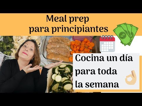 Meal prep o cómo cocinar un día para toda la semana