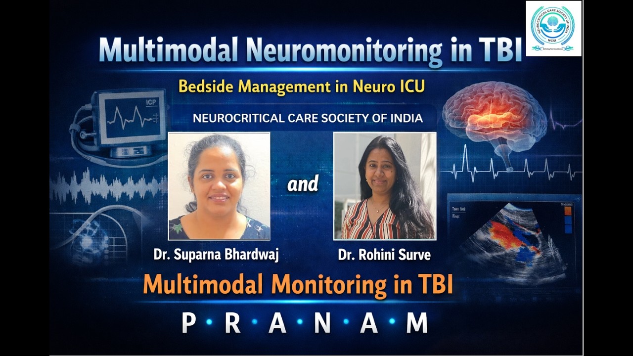 Multimodal Neuromonitoring in TBI | Bedside Management in Neuro ICU