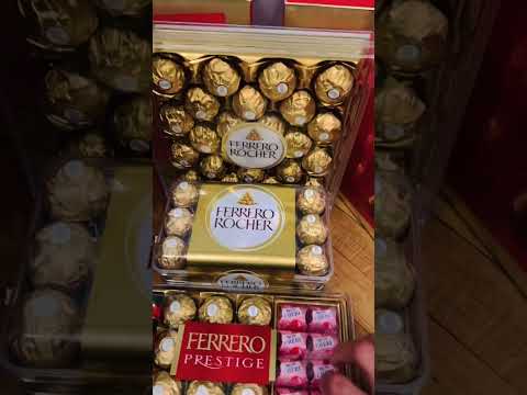 #323 🌈 Ferrero Rocher Chocolates #short 168 #video #viral #trending #satisfyingsounds #ferrero