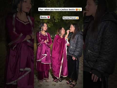 Jealous bestfriend 😂❤️ #youtubeindia #youtubeshorts #youtube #bestfriend #bff #comedy