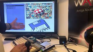 Amiga Game Selector v2.5 Beta testing with WARP1260 accl card