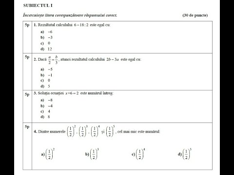 Simulare Evaluare Nationala 2022 - Rezolvare Subiect