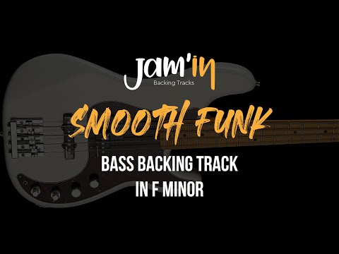 Smooth Funk Bass Backing Track in F Minor