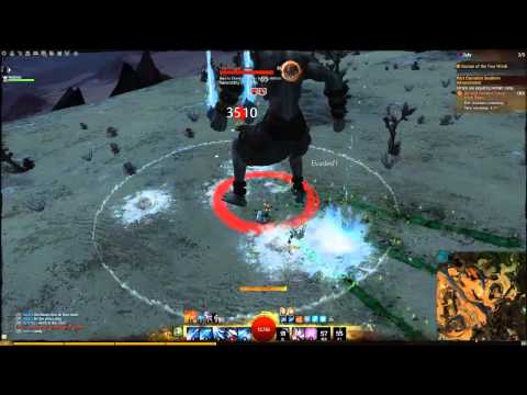 GW2 PvE Burst Test -  Staff Ele - Veteran Risen Giant