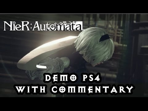 Nier: Automata Demo! Full playthrough with Commentary!