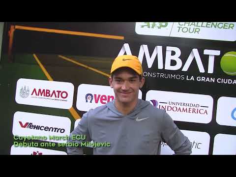 AMBATO: Cayetano March ECU ante serbio en el Challenger